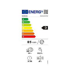 Lave-vaisselle 60cm 14 couverts 44db - dw60a6092fw - SAMSUNG