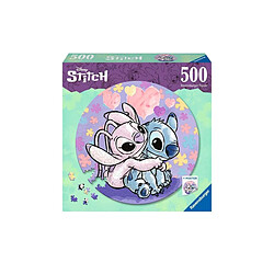 Ravensburger Lilo & Stitch - Puzzle rond Stitch (500 pièces) PUZZLE - Puzzle rond 500 pieces Stitch - Des 10 ans - Ravensburger - Disney - 17581