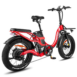 Acheter Vélo électrique FAFREES F20 X-MAX - Moteur 750W Batterie 48V30AH Assisted Autonomie 180KM Frein à Disque Hydraulique - Rouge