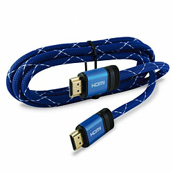 Câble HDMI 3GO CHDMIV3 Bleu 1,8 m 