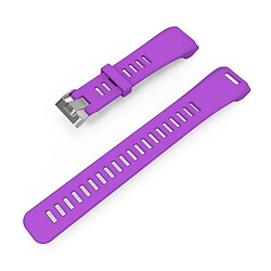 Avis Wewoo Bracelet pour montre connectée Dragonne Sport en silicone Garmin Vivosmart HR 1 Violet