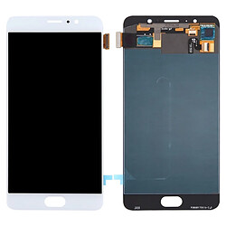 Wewoo Pièce détachée Meizu Pro 6 blanc Plus LCD écran + tactile Digitizer Assemblée