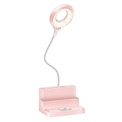 Universal Lampe 3 en 1 LED USB rechargeable lampe à livre rose.(Rose)