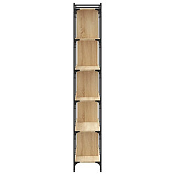 Maison Chic Bibliothèque - Etagère à livres 6 niveaux chêne sonoma 76x32x192 cm -MN79734 pas cher