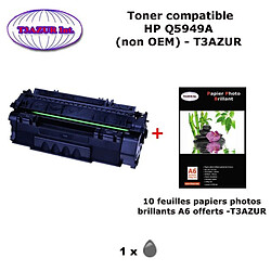 Toner générique HP 49A, Q5949A pour imprimante HP LaserJet 1160 1320 1320N 3390 3392+ 10f papiers photos A6 -T3AZUR