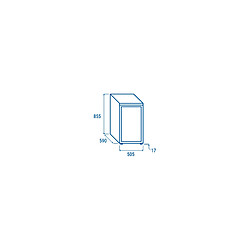 Acheter COOLHEAD Arrière Bar Réfrigéré Vitré Blanc - 115 L - Cool Head