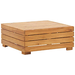 vidaXL Salon de jardin 2 pcs avec coussins Bois d'acacia solide