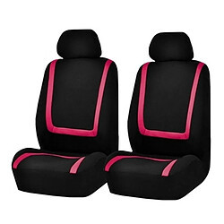 Wewoo Couverture de siège de voiture universelle tissu polyester recouvre de de housse de de véhicule protecteur intérieur accessoires 4pcs ensemble rose