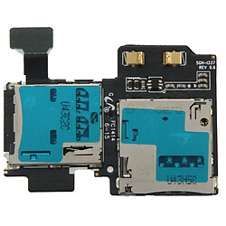 Wewoo Tiroir de Carte SIM pour Samsung Galaxy S4 / i337 Câble flexible Flex Cable Slot Flex 