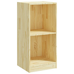 vidaXL Armoire d'appoint 35,5x33,5x76 cm bois de pin massif