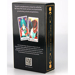 Universal Tarot Deck Mystère Divination Chevalier Romantique Ange Sorcière Moderne Jeu de fête de cartes