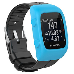 Wewoo Protection écran Étui de en silicone Smart Watch pour POLAR M430 bleu ciel 