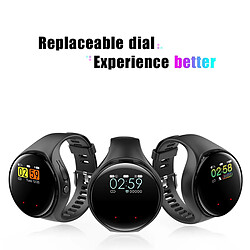 Acheter Universal Poignet Bluetooth casque sans fil casque musique écran couleur montre sport podomètre pour IOS |