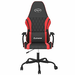 Avis Maison Chic Chaise de jeu, Chaise gaming de massage, Fauteuil gamer d'ordinateur,Chaise de Bureau Noir et rouge Similicuir -GKD80150