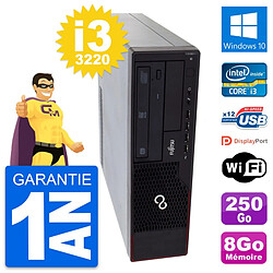 PC Fujitsu Esprimo E910 DT Intel i3-3220 RAM 8Go Disque 250Go Windows 10 Wifi - Occasion