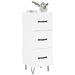 Avis Maison Chic Buffet,Meuble de Rangement,commode pour salon,Cuisine blanc 34,5x34x90 cm bois d'ingénierie -MN52489