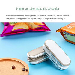 Acheter Emballage Alimentaire Selaing Machine Mini Portable Sealer Heat Tool Blanc