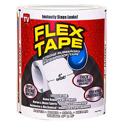 Shop Story Bande Adhésive Ruban Hydrofuge et Waterproof Ultra-résistante Flex Tape Blanc 