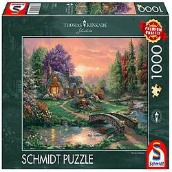 Avis Schmidt Spiele- Thomas Kinkade Sweetheart Retreat Puzzle 1000 pièces, 59937, coloré