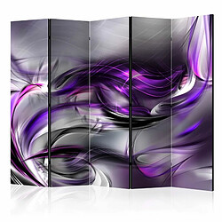 Paris Prix Paravent 5 Volets Purple Swirls 172x225cm