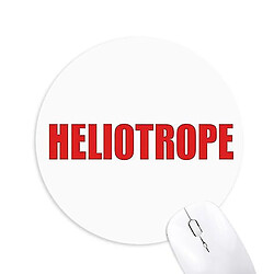 Universal Héliotrope fleur rouge souris rond rond pad non glissée gibier o