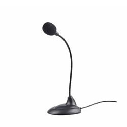 Gembird MIC-205 PC microphone Avec fil Noir microphone (Gembird desktop microphone MIC-205) 