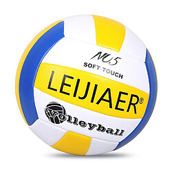 Wewoo REGAIL LVB400 No.5 Anti-déflagrant Soft Volleyball Indoor Beach Practice VolleyballDiamètre 21,5 cm Bleu 