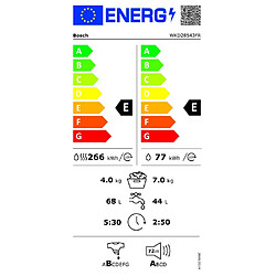 Lave-linge séchant hublot 7/4kg 1400 tours/min - WKD28543FR - BOSCH