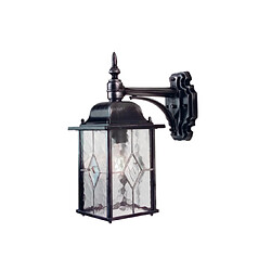 Elstead Lighting Applique murale extérieur Wexford Noir Argent