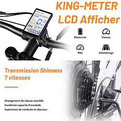 Acheter Shengmilo Vélo électrique pour adultes, moteur Bafang 1000 W avec batterie Samsung 48 V 17,5 Ah, vélo de montagne électrique à gros pneus avec Shimano 7 vitesses