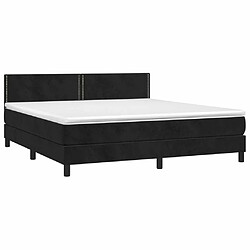 Acheter Sommier à lattes LED,Cadre à lattes de lit avec matelas pour Adulte Noir 180x200 cm -MN28966