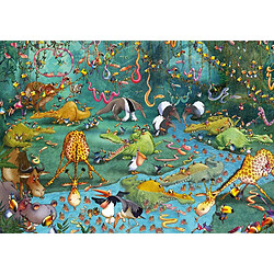 Puzzles Michele Wilson Puzzle en bois 100 pièces : Crocos et compagnie 