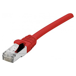 Abi Diffusion Cordon RJ45 catégorie 6A F/UTP LSOH snagless rouge - 1 m