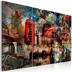 Paris Prix Tableau Imprimé Collage Londres 40 x 60 cm 