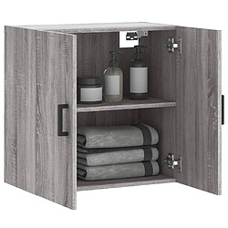 Acheter Maison Chic Armoire murale,Meuble de Rangement pour salon,cuisine sonoma gris 60x31x60 cm bois d'ingénierie -MN36532