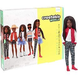 CREATABLE WORLD Kit complet cheveux noirs tresses - GGG55 - Poupee Mannequin - 6 ans et + 