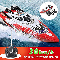 Avis Universal Bateau 30km/H Course à grande vitesse Batterie rechargeable Bateau télécommandé Jouets pour enfants Cadeaux de Noël pour enfants 33x11x9cm | Submarine RC (rouge)