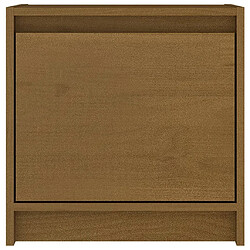 Acheter Maison Chic Table de chevet, Table de Nuit, Meuble de rangement Marron miel 40x30,5x40 cm Bois de pin massif