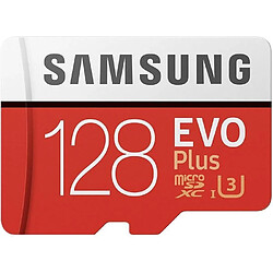 Evo Plus Carte mémoire Micro SD SDXC Classe 10 128 Go U3 100 Mo/S (MB-MC128HA APC)