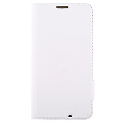 Wewoo Coque arrière blanc pour Microsoft Lumia 640 Horizontal Flip étui en cuir avec fente carte + couverture arrière