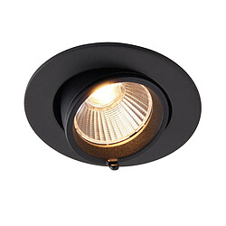 Saxby Downlight Encastrable Rond CCT 10,5W Peinture Noir Mat