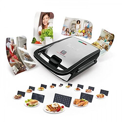 Machine a Gaufre - Gaufrier Electrique TEFAL SW853D12 Snack Collection Croque gaufres