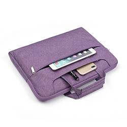 Acheter Wewoo Sacoche pour ordinateur portable Violet 15,4 pouces et ci-dessous Macbook, Samsung, Lenovo, Sony, DELL Alienware, CHUWI, ASUS, HP à glissière une épaule, Sac à bandoulière