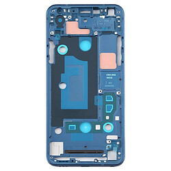 Wewoo Plaque de cadre LCD de boîtier avant pour LG Q7 / Q610 / Q7 Plus / Q725 / Q720 / Q7A / Q7 Alpha bleu foncé