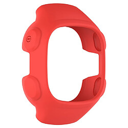 Wewoo Boîtier de montre Étui de protection en silicone Smart Watch pour Garmin Forerunner 10/15 rouge