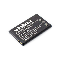 vhbw Li-Ion batterie 900mAh (3.7V) pour Smartphone Blu Jenny II, Q170T, Q170W, Samba TV, T276T, T278X, Zoey II comme N4C600T, N4C820T. 