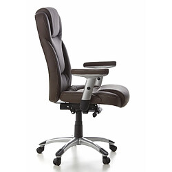 Avis Siège de bureau / Fauteuil de direction EMBASSY 200, simili cuir marron hjh OFFICE