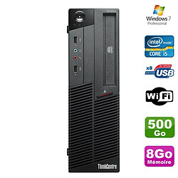 PC Lenovo Thinkcentre M90P 5864 Core i5-650 3.2GHz 8Go 500Go Graveur WIFI W7 · Occasion 