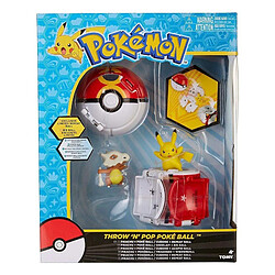 Tomy Pokemon Throw N Pop Duel Pikachu Pokeball & Cubone Repeat Ball Ensemble de figurines