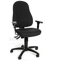 Topstar Siège de bureau / Siège pivotant CALIFORNIA 60, tissu noir